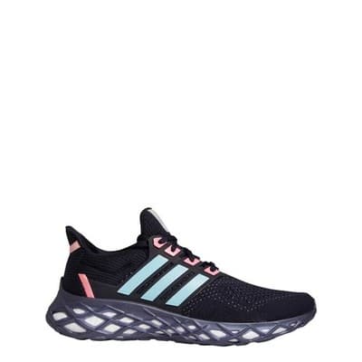 Adidas UltraBoost WEB DNA Running Shoes Navy Blue Pink Size Men 6/ Wmn 7 M - Thumbnail 2