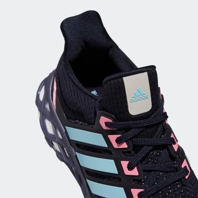 Adidas UltraBoost WEB DNA Running Shoes Navy Blue Pink Size Men 6/ Wmn 7 M - Thumbnail 4