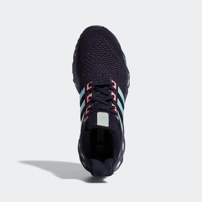 Adidas UltraBoost WEB DNA Running Shoes Navy Blue Pink Size Men 6/ Wmn 7 M - Thumbnail 8