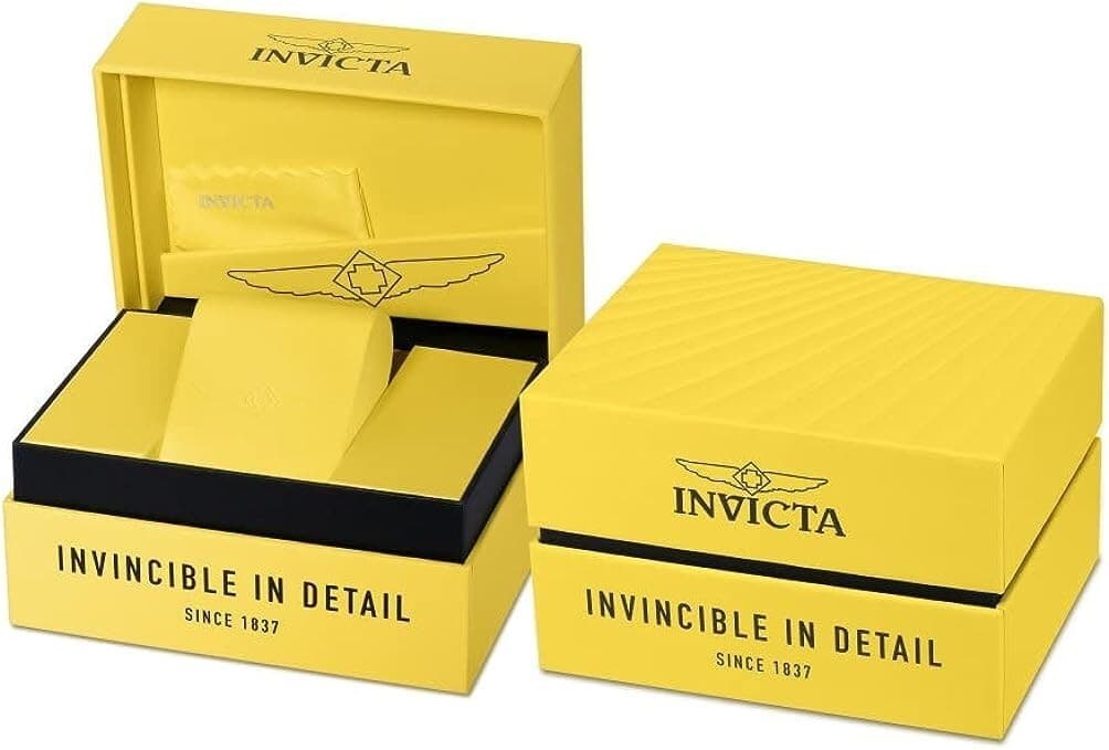 Invicta Men's Watch S1 Rally Quartz Chronograph Yellow Silicone Strap 43.5mm - Thumbnail 2