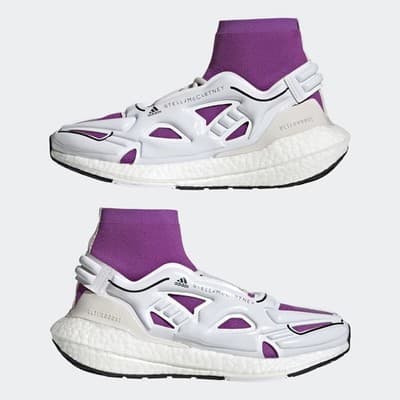 adidas Ultraboost 22 ELEVATE Footwear White/Active Purple/Core Black Woman 8.5 M - Image 1