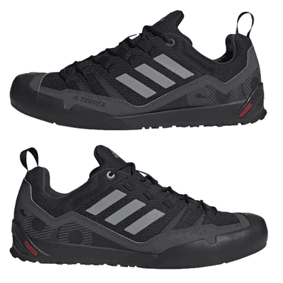 Adidas Terrex Swift Solo 2 Approach Hiking Shoes Men's 5 /Women's 6 Black - Image 1