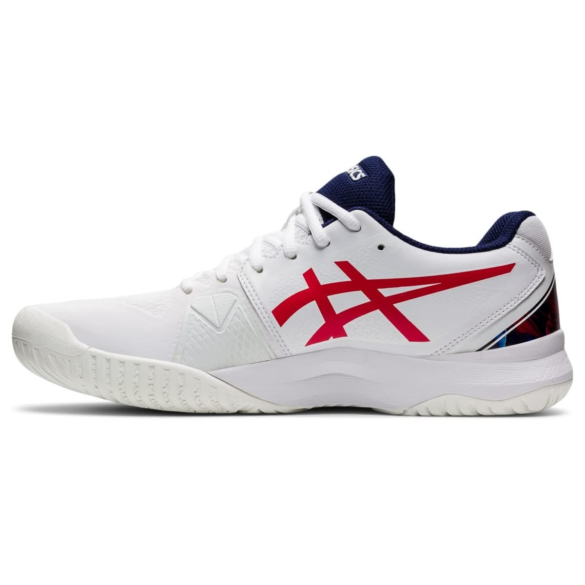 Asics GEL-CHALLENGER 13 L.E Mens Tennis Shoes White/Classic Red Size US 11.5 M - Thumbnail 3