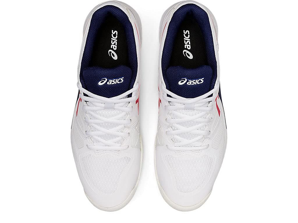 Asics GEL-CHALLENGER 13 L.E Mens Tennis Shoes White/Classic Red Size US 11.5 M - Thumbnail 6