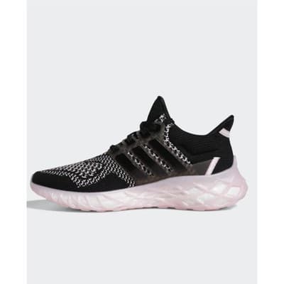 Adidas Ultraboost Web DNA Women's Running Shoes Black/Black/Clear Pink Size 6 - Thumbnail 5