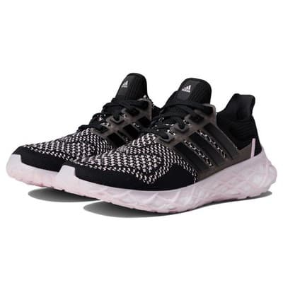 Adidas Ultraboost Web DNA Women's Running Shoes Black/Black/Clear Pink Size 6 - Image 1