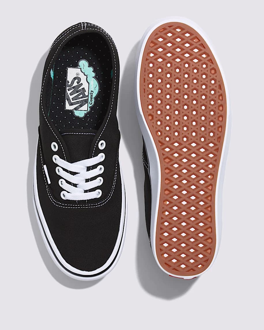 Vans confycush Classic Canvas Shoe Black/true white Men 9 , women 10.5 - Thumbnail 3
