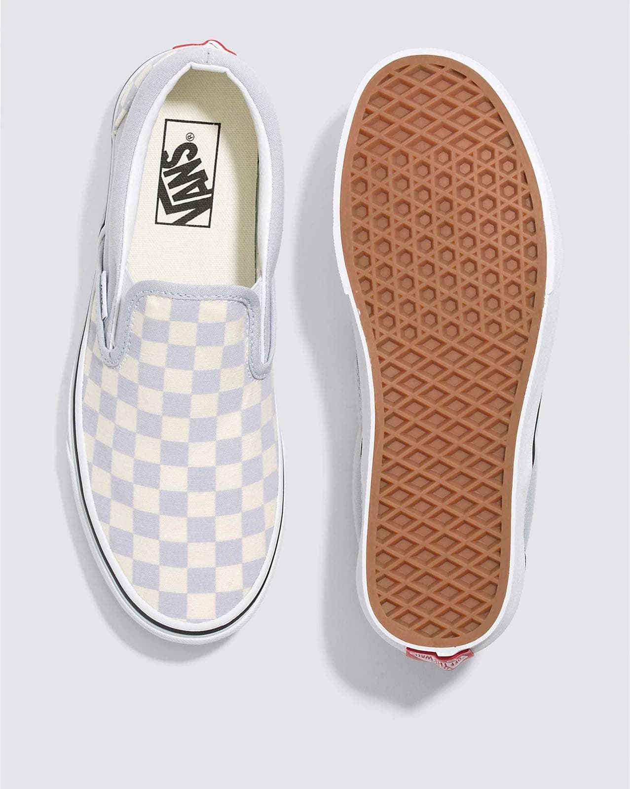 Vans Classic Slip-OnTM Gray Dawn/True White Men's 7, Women's 8.5 Medium - Thumbnail 4