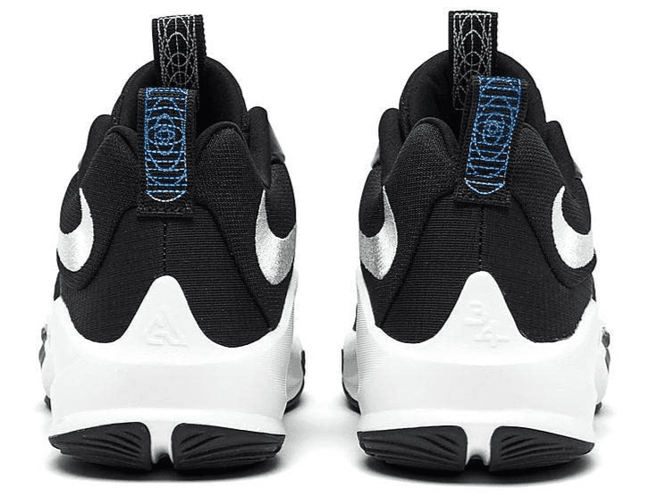 Nike Zoom Freak 3 Grade-School 5Y Black White Black Basketball DB4158001 - Thumbnail 5