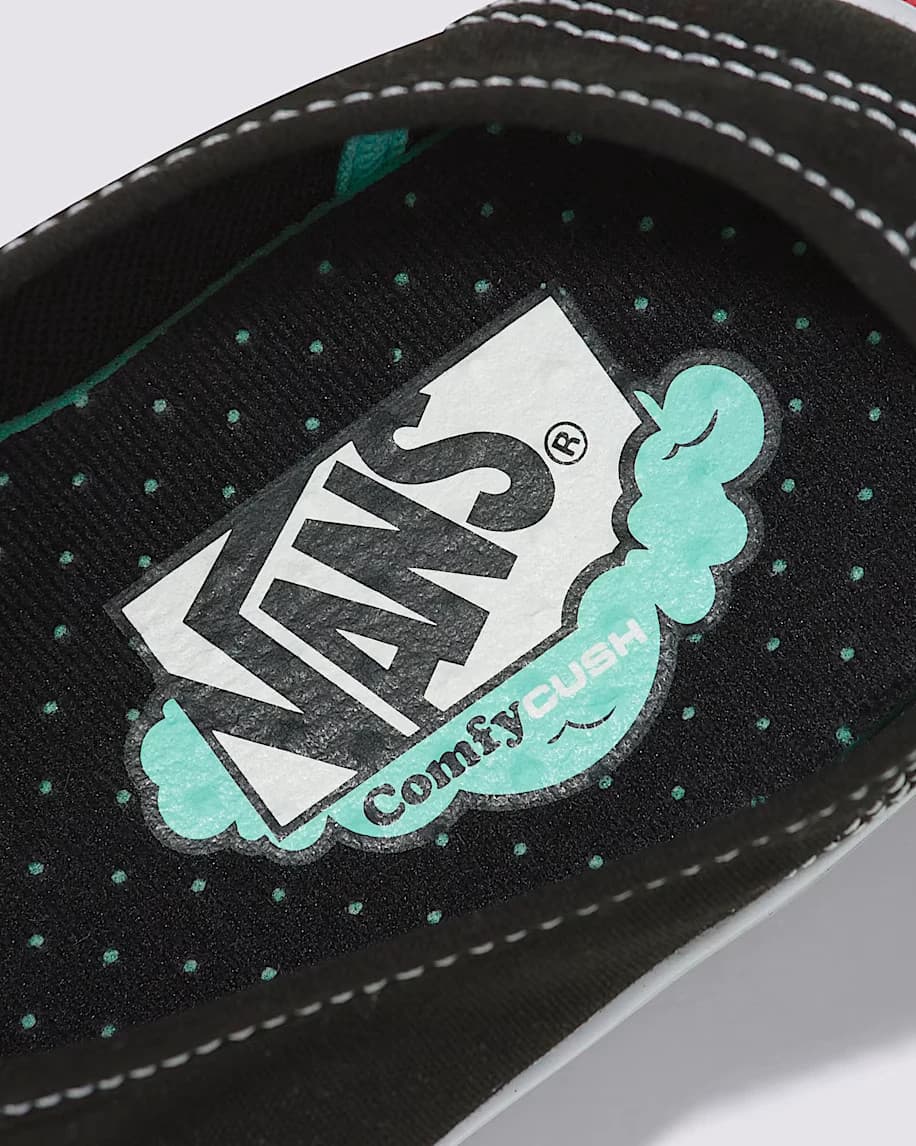 Vans confycush Classic Canvas Shoe Black/true white Men 9 , women 10.5 - Thumbnail 5