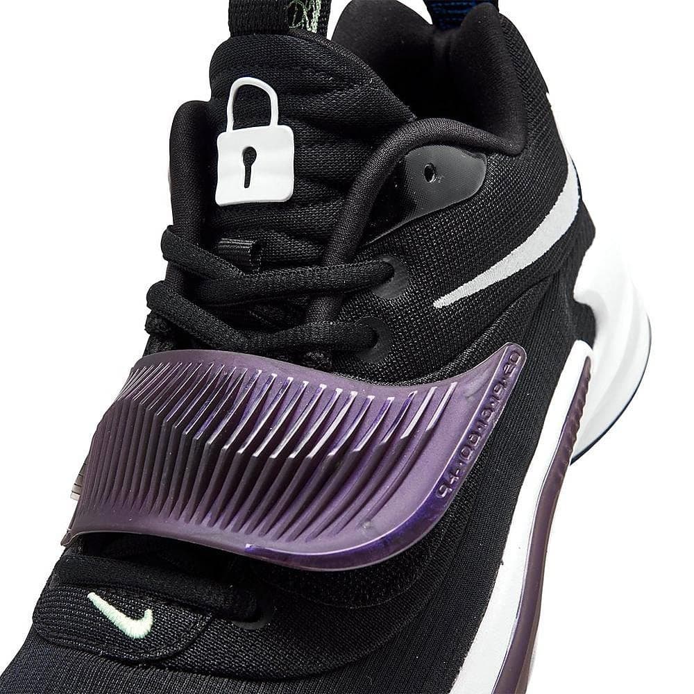 Nike Zoom Freak 3 Grade-School 5Y Black White Black Basketball DB4158001 - Thumbnail 3