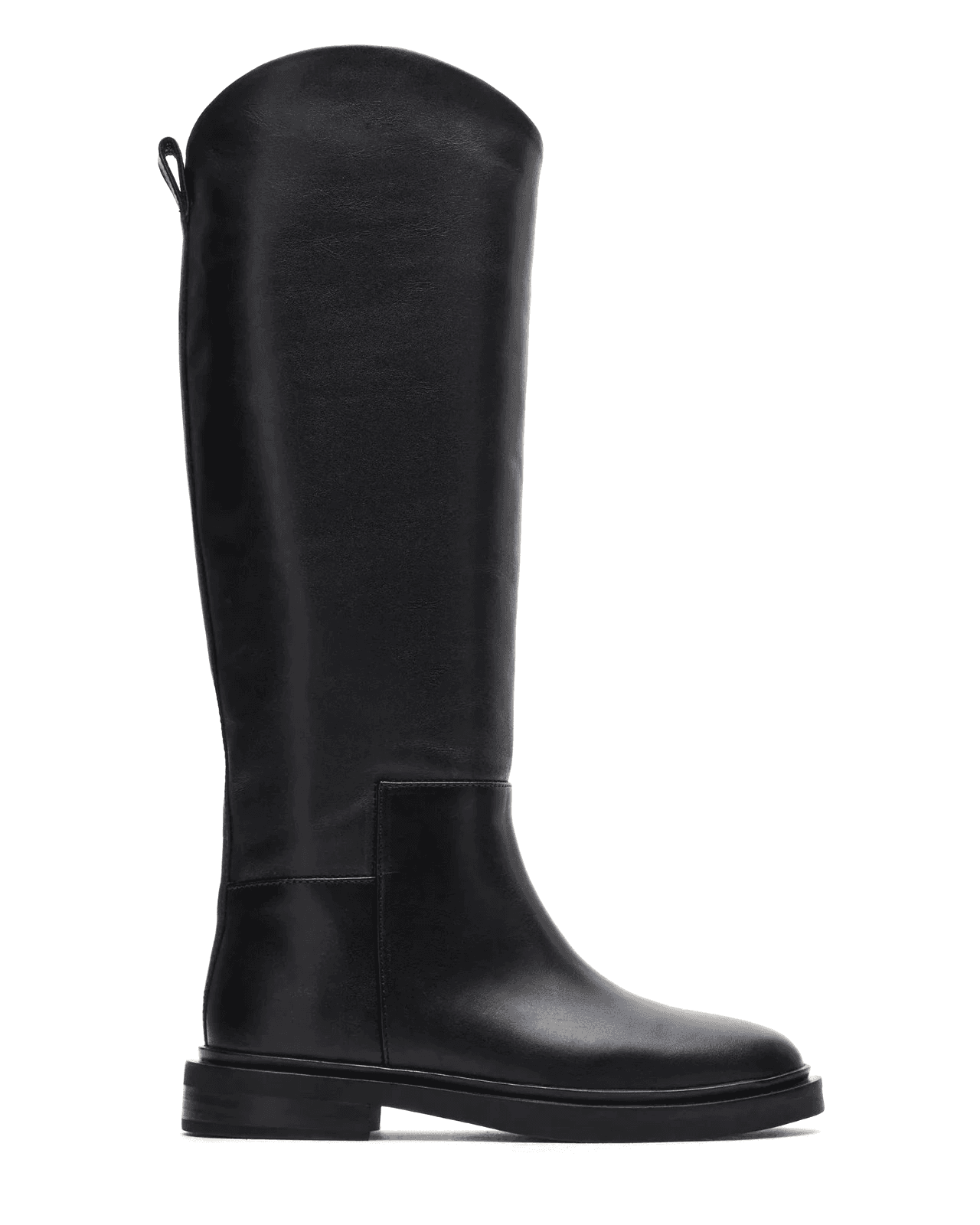 Steve Madden Women's Gaige Knee High Boot, Black Leather, 8.5 M - Thumbnail 2