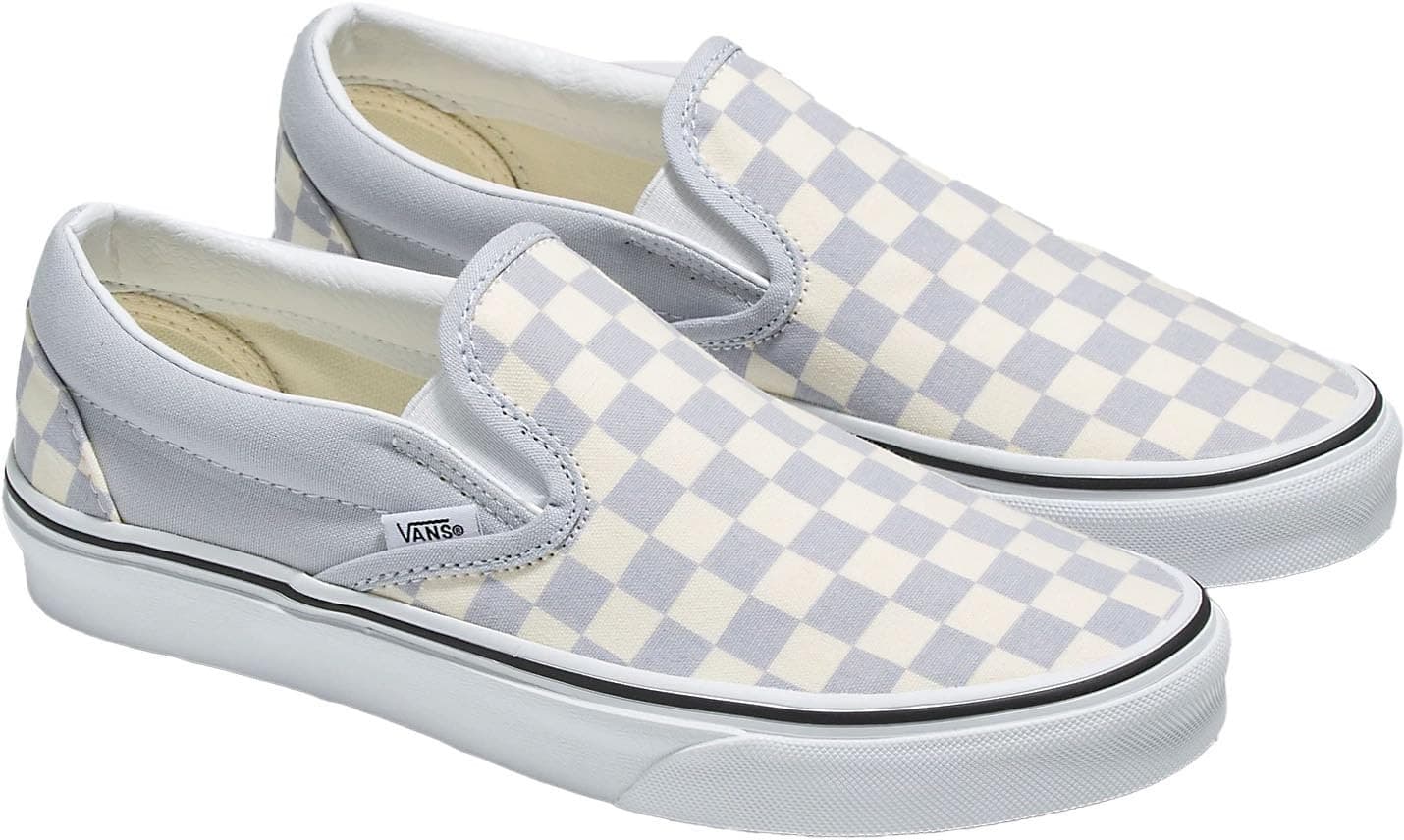 Vans Classic Slip-OnTM Gray Dawn/True White Men's 7, Women's 8.5 Medium - Thumbnail 5