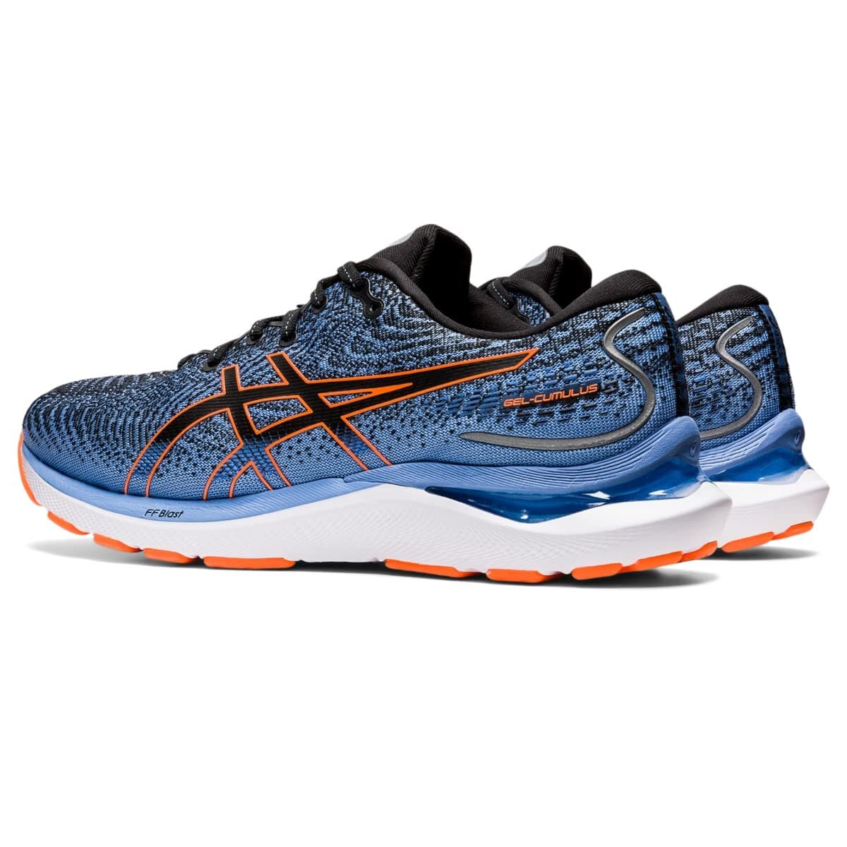 Asics Gel Cumulus 24 Mens Running Black / Shocking Orange Size 11.5 Wide - Thumbnail 4