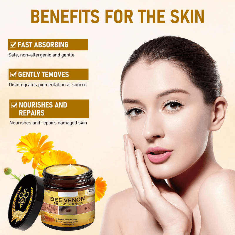 2PCS Bee Venom All-In-One Cream Skin Treatment 2025 Professional Bee Venom Cream - Thumbnail 2