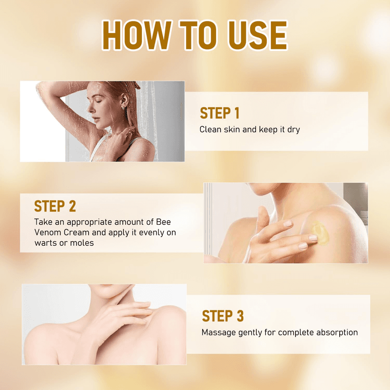 2PCS Bee Venom All-In-One Cream Skin Treatment 2025 Professional Bee Venom Cream - Thumbnail 7