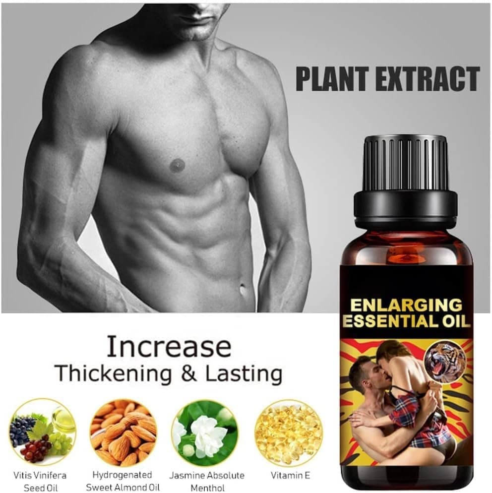 8 Pack MAX MAN Men NATURAL Grow Enlarging Oil - Thumbnail 2
