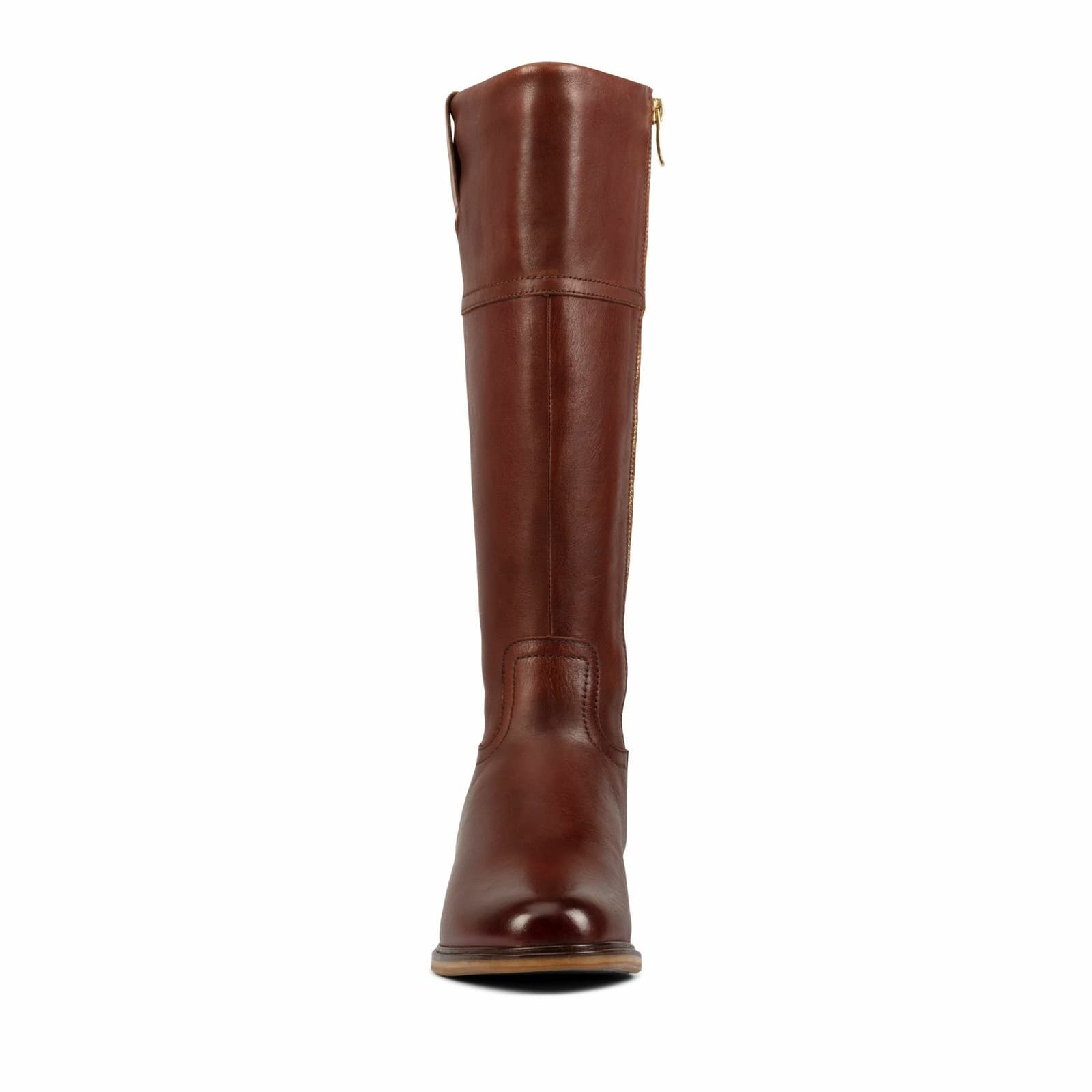 Clarks Women’s Clarksdale Hi, Dark Tan Leather Boots, Size 8.5 M - Thumbnail 5