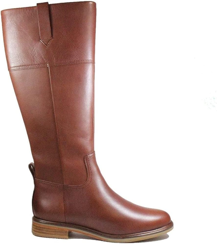 Clarks Women’s Clarksdale Hi, Dark Tan Leather Boots, Size 8.5 M - Thumbnail 2