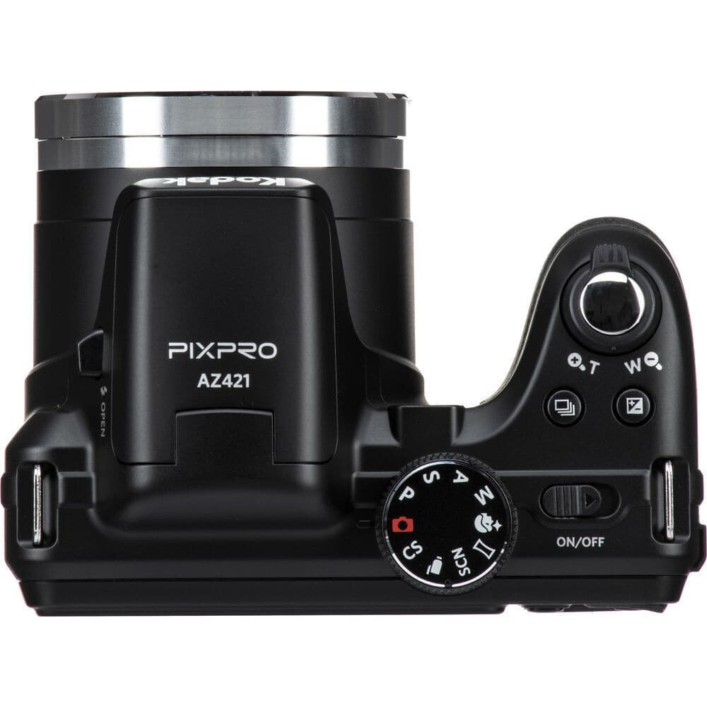 Kodak PIXPRO AZ421 16MP Digital Camera Black Bundle w/ Case, Battery & Tripod - Thumbnail 6