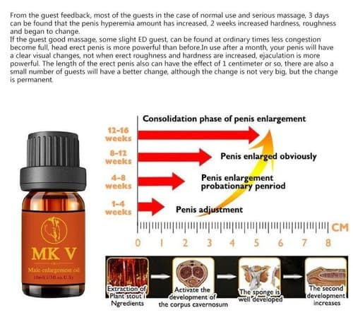 4 Pack MK5 NATURAL PENIS ENLARGER DICK Grow Enlargement Oil - Thumbnail 6