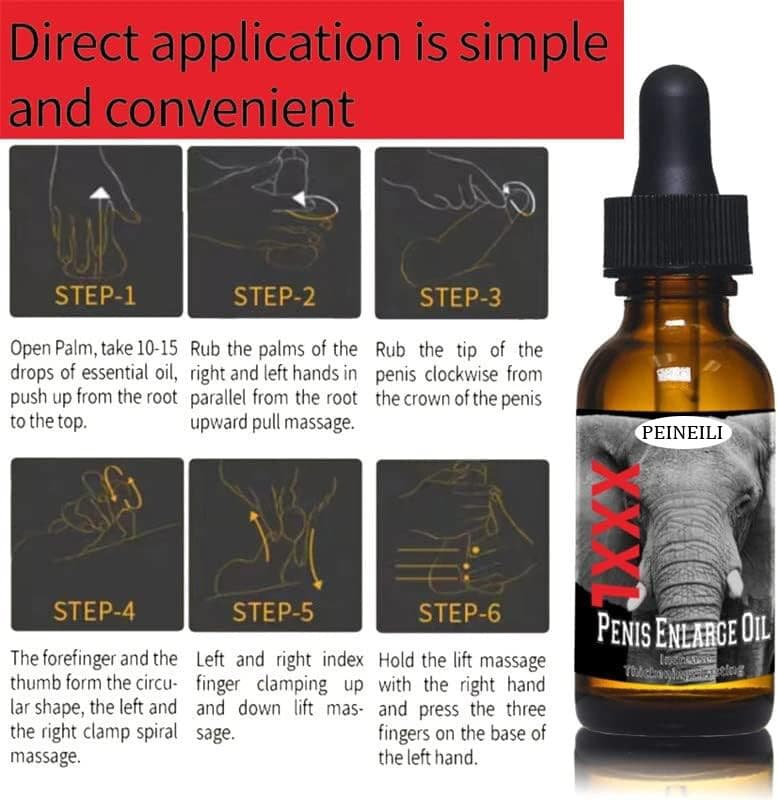 2 Pack Men Penis Enlarger & Penis Growth Oil Faster Enhancement Enlargement - Thumbnail 4