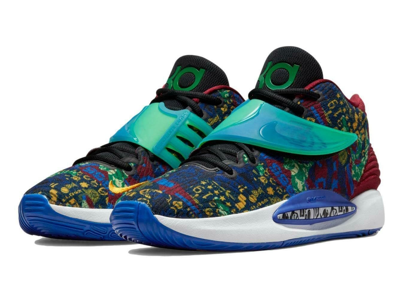 Nike KD 14 NRG Men's Running Shoes Sapphire/Melon Tint -Size 9 M - Image 1