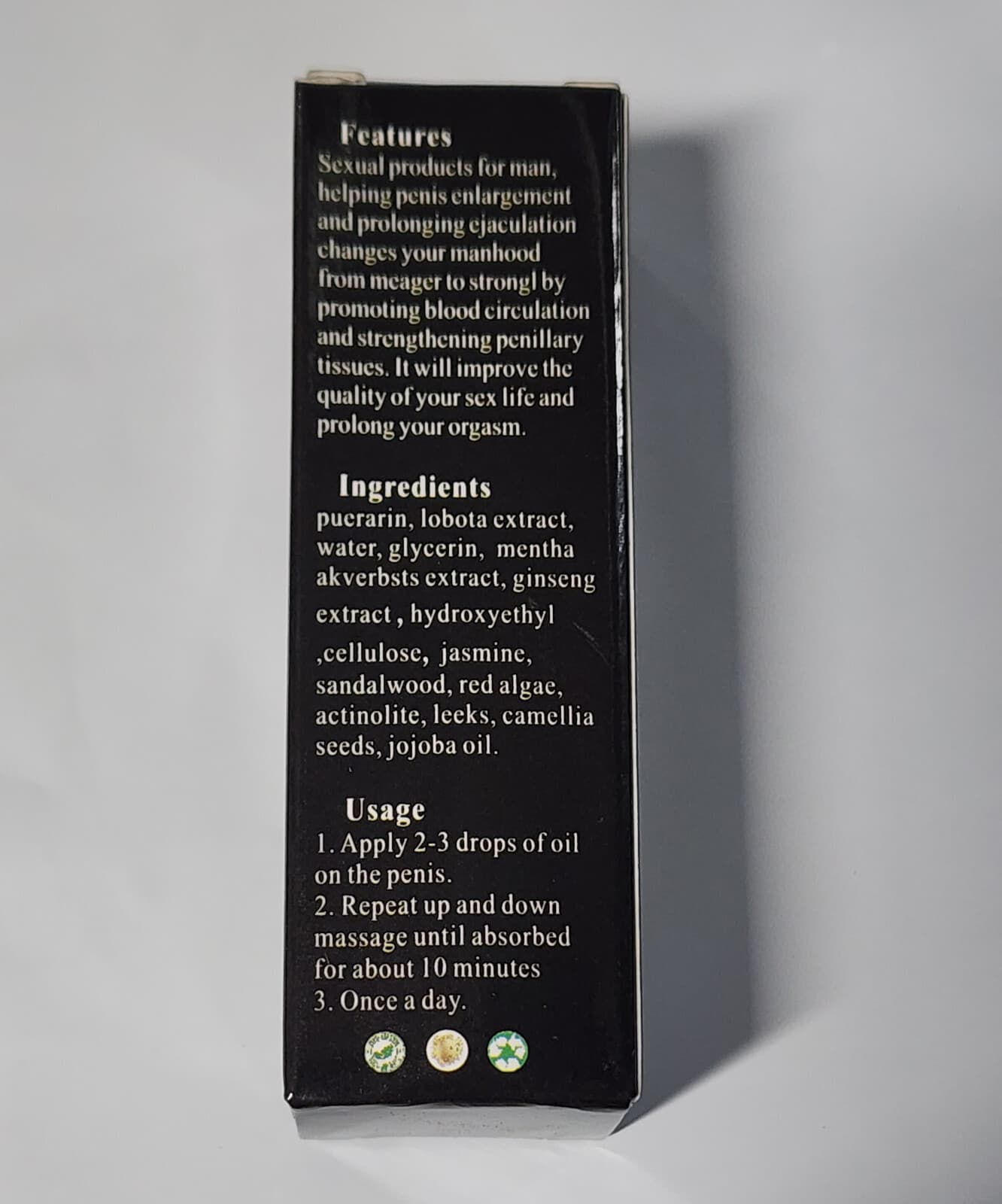4 Pack Men Penis Enlarger & Penis Growth Oil Faster Enhancement Enlargement - Thumbnail 6