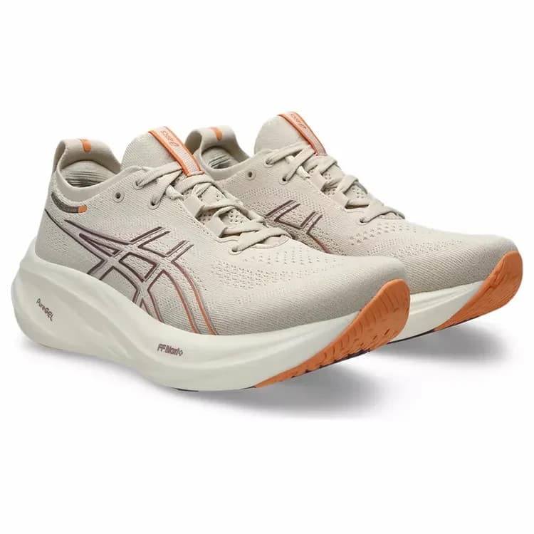 ASICS Gel Nimbus 26 Oatmeal Faded Orange W - 1012B601-250 Size 8 US - Image 1