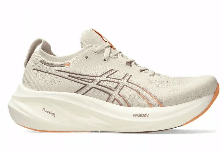 ASICS Gel Nimbus 26 Oatmeal Faded Orange W - 1012B601-250 Size 8 US - Thumbnail 2
