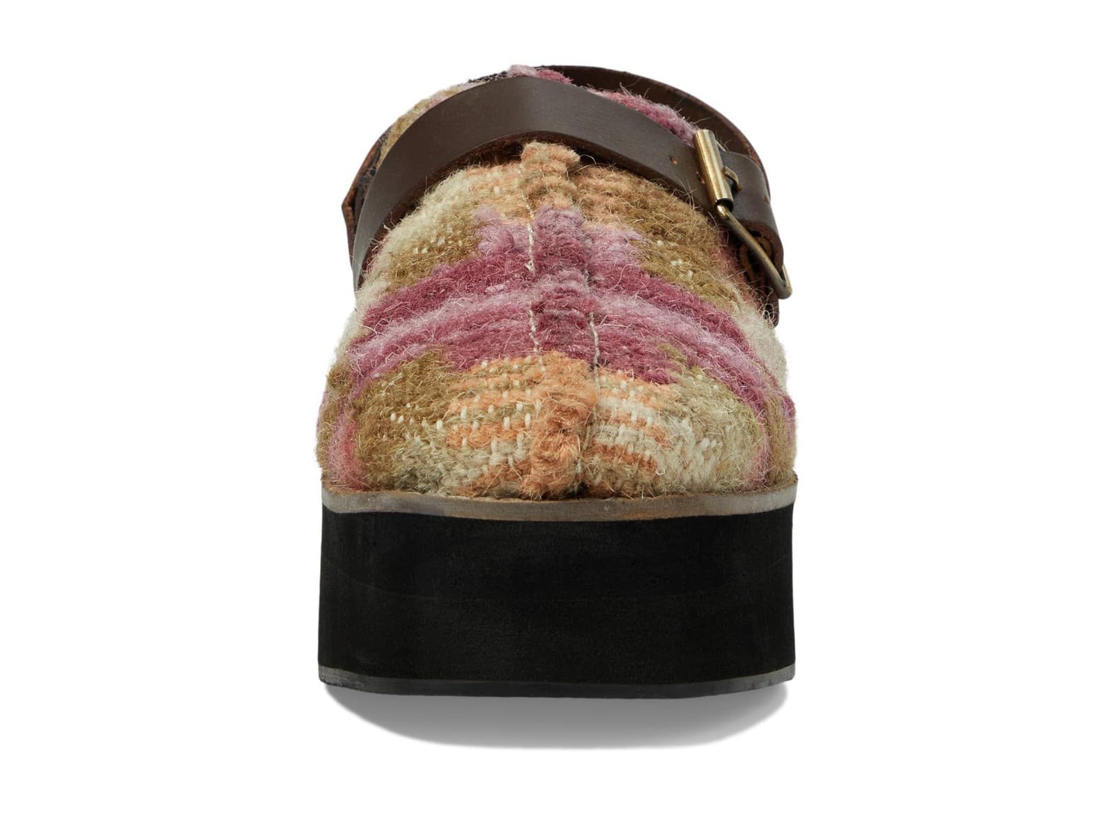 Free People Astrid Clog Platform Mule Mulberry Slingback Slide On Women's 8.5 M - Thumbnail 3