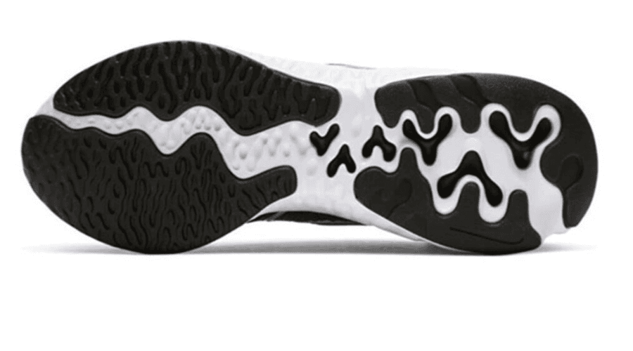 NIKE RENEW RUN LOW TRAINERS WOMEN SHOES Black Metallic Silver White Size 9 B - Thumbnail 5