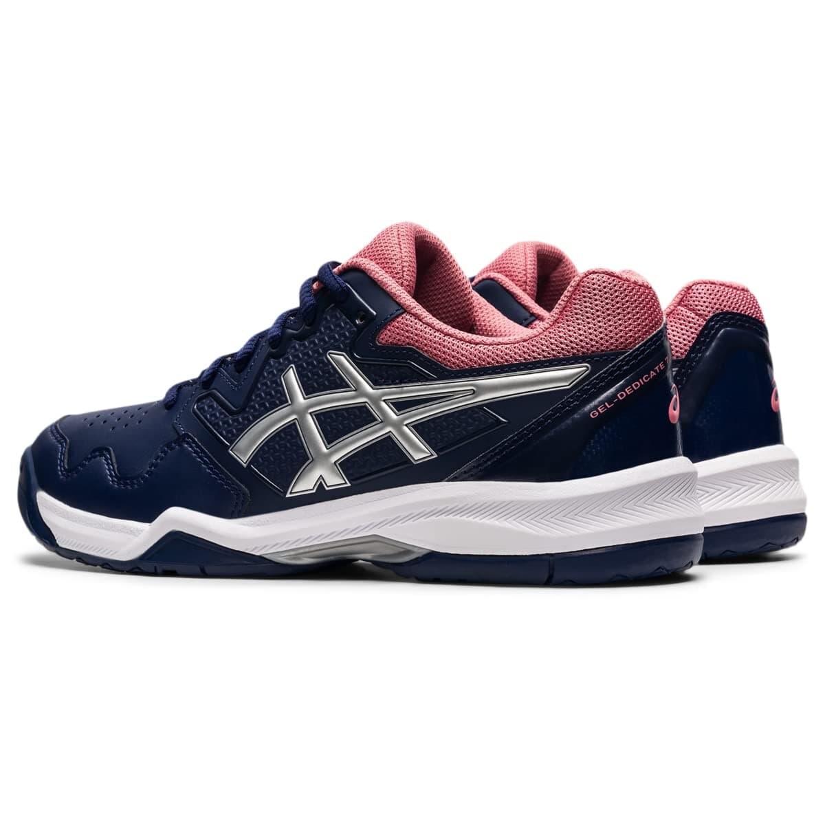 ASICS Women's Gel-Dedicate 7 Tennis Shoes, Peacoat/Pure Silver US 8 - Thumbnail 3