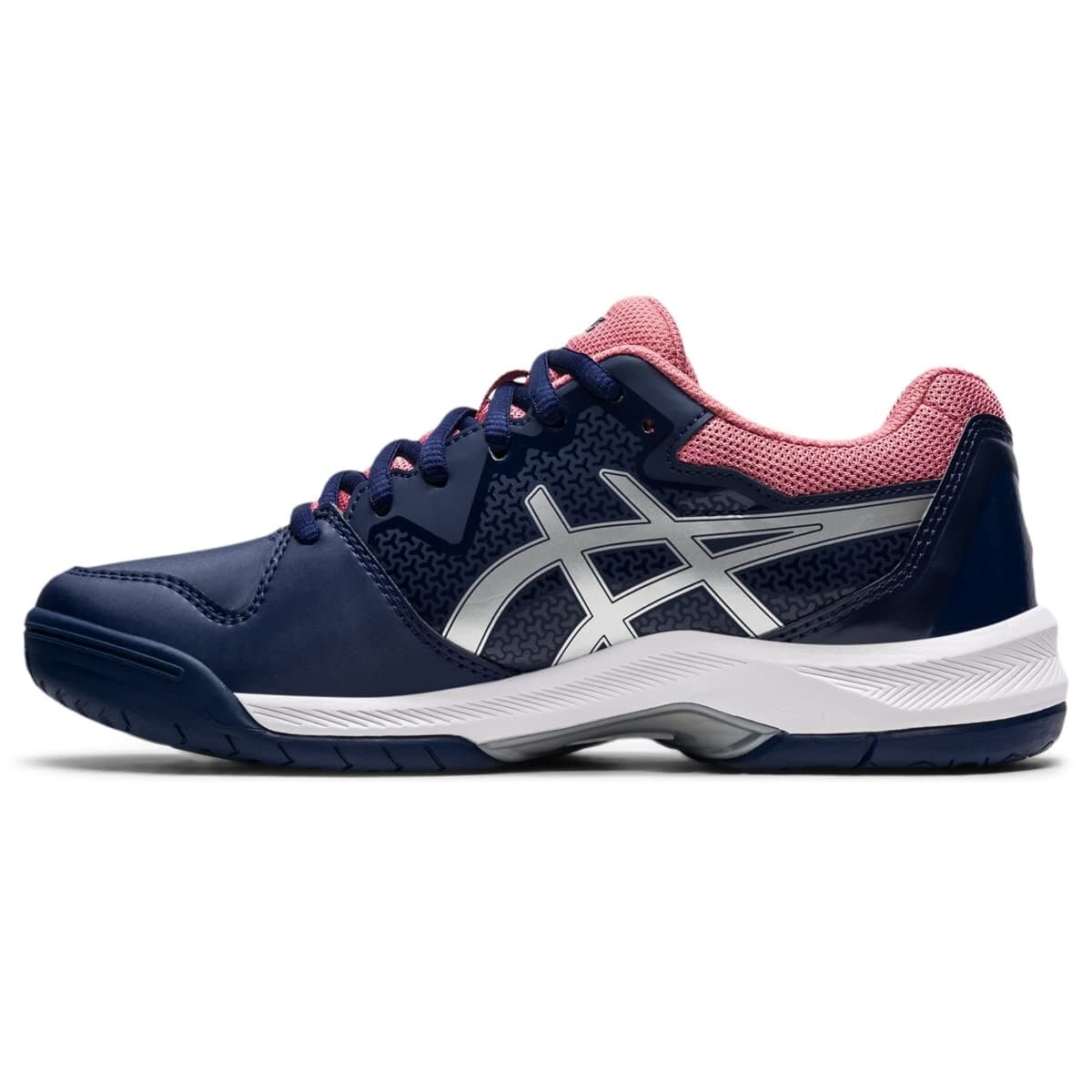 ASICS Women's Gel-Dedicate 7 Tennis Shoes, Peacoat/Pure Silver US 8 - Thumbnail 4