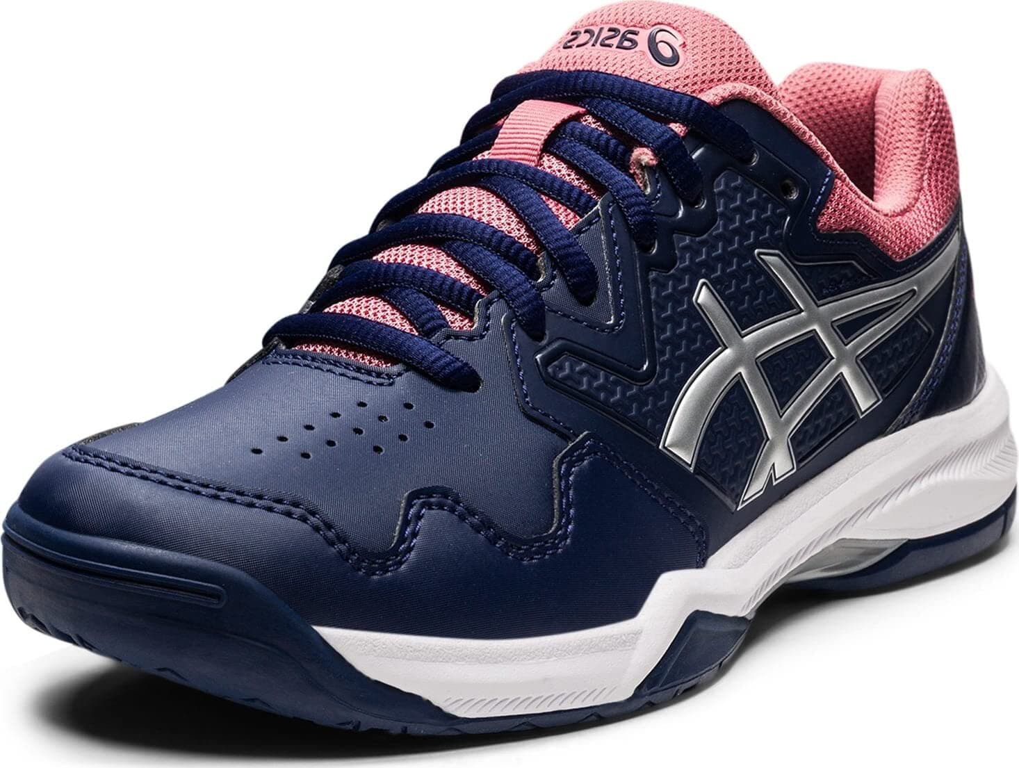 ASICS Women's Gel-Dedicate 7 Tennis Shoes, Peacoat/Pure Silver US 8 - Thumbnail 5