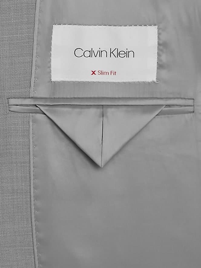 Calvin Klein Men's Skinny Fit Wool Blend Suit Jacket 40 L and pants 40W x 30L - Thumbnail 4