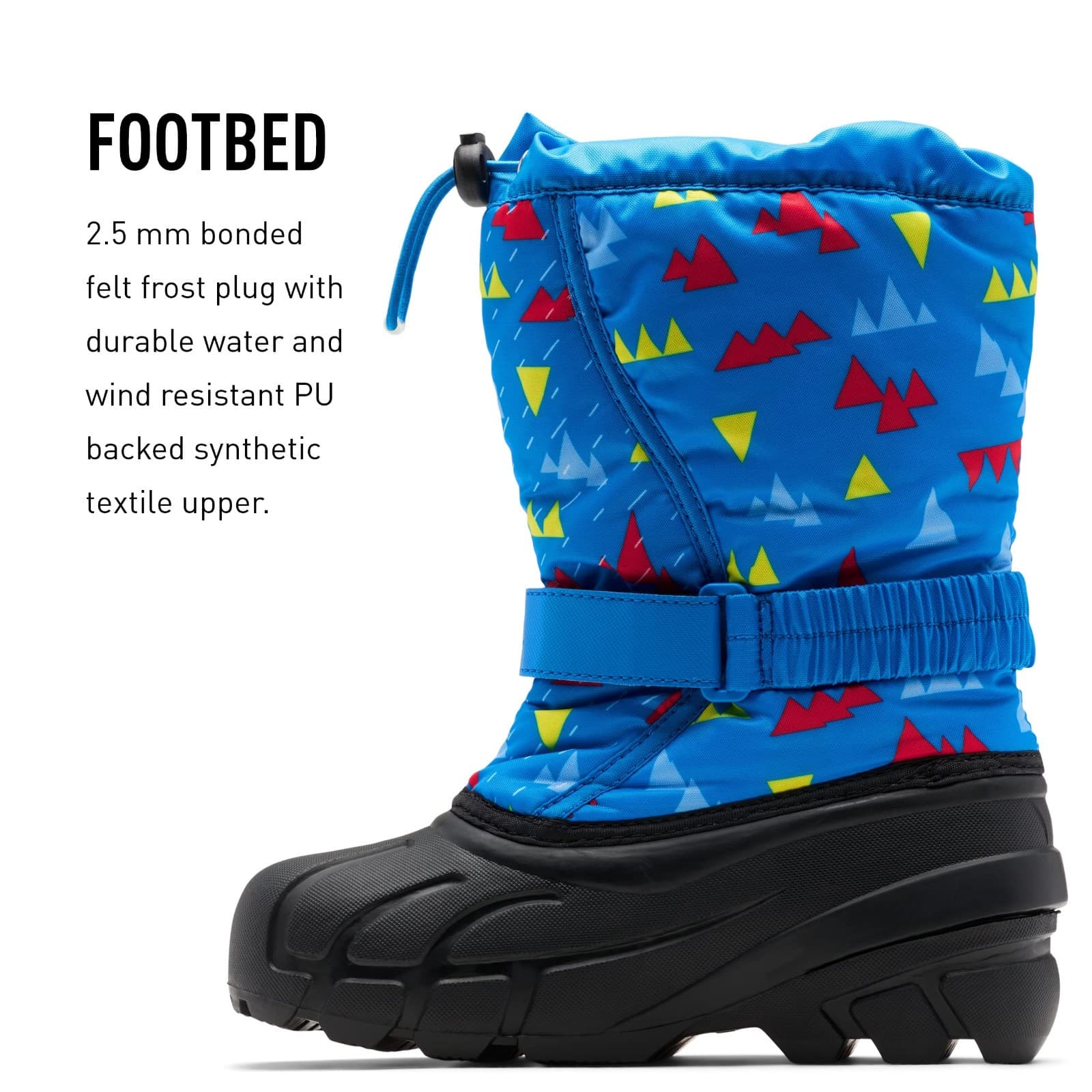 Sorel Childrens Flurry Print Boots 3084 Shoes Size 8 - Thumbnail 4