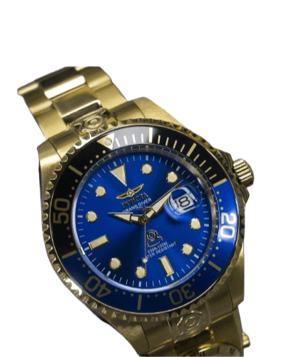 Invicta Men’s Grand Diver 47mm Gold Dual Time Automatic Stainless Watch - Thumbnail 5