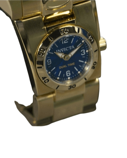 Invicta Men’s Grand Diver 47mm Gold Dual Time Automatic Stainless Watch - Thumbnail 4