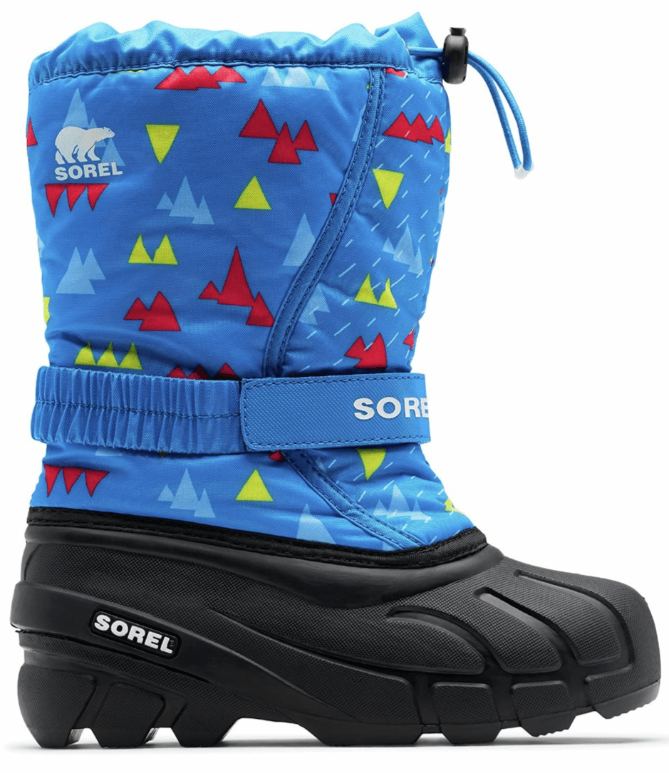 Sorel Childrens Flurry Print Boots 3084 Shoes Size 8 - Thumbnail 3