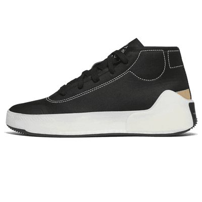 Adidas Stella McCartney Treino FX1955 Mid Sneakers Womens 7.5 B Black White - Thumbnail 4