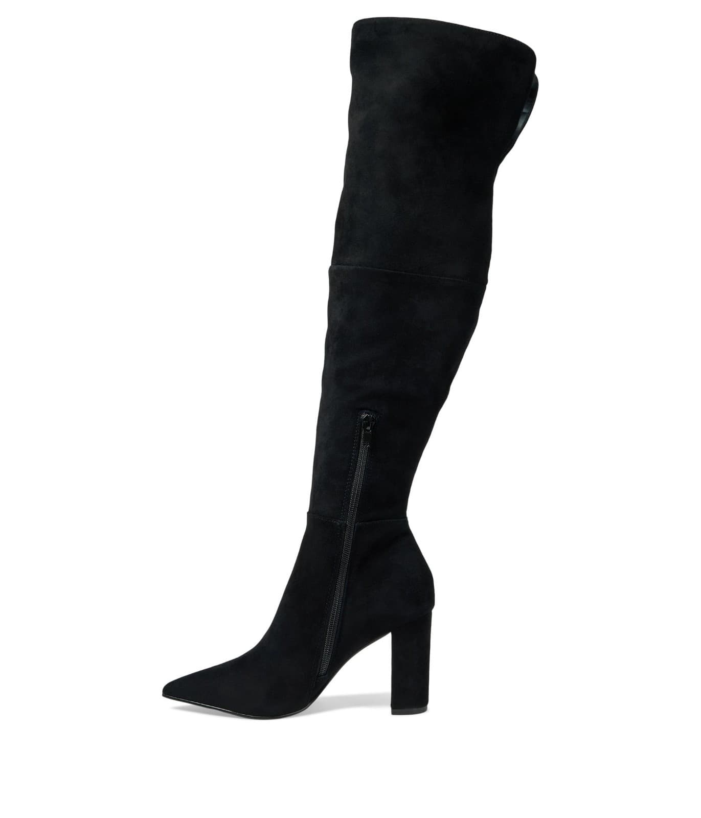 Steve Madden Blyss Thigh High Boot, Black Faux Suede Over The Knee Women’s 9M - Thumbnail 3