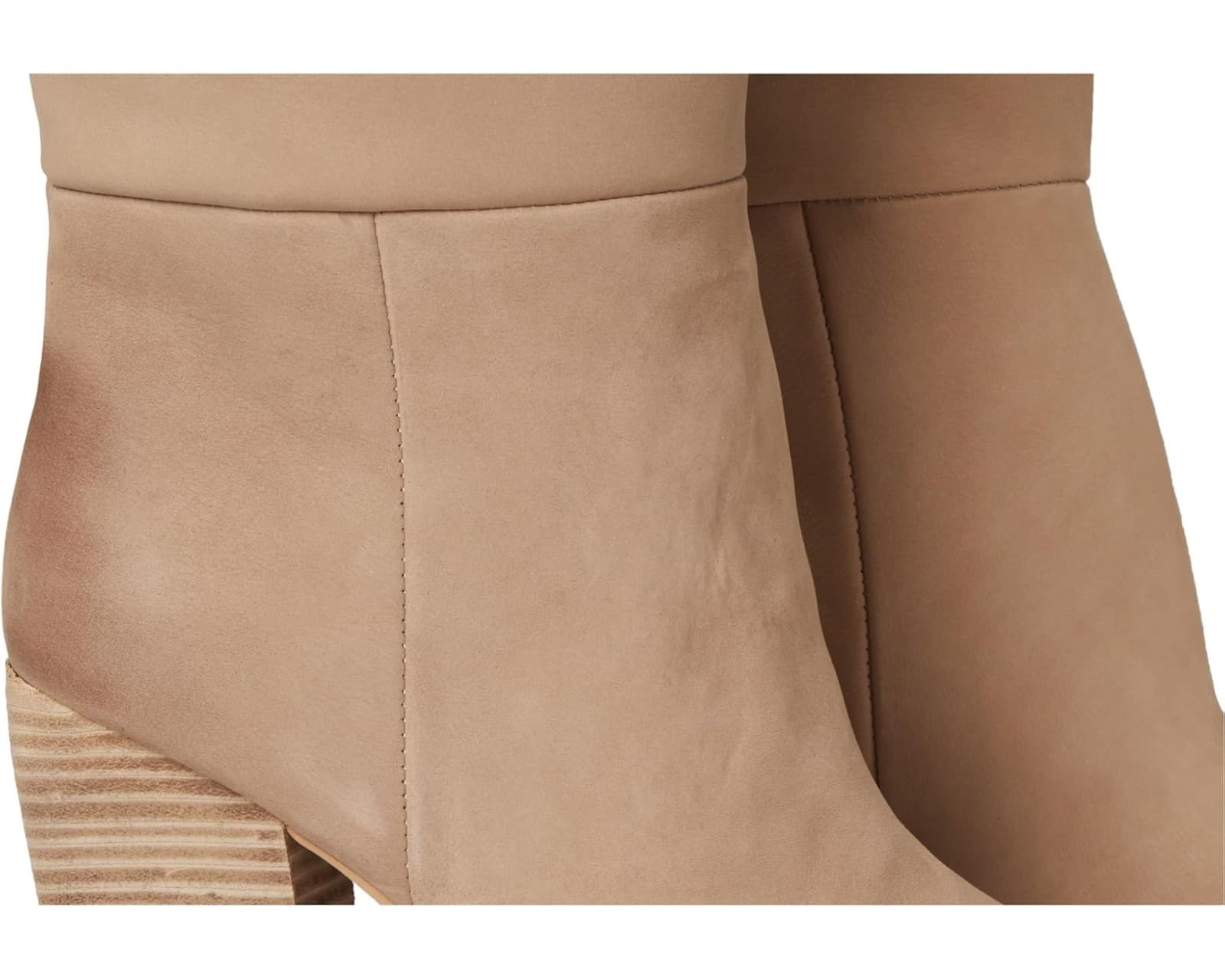 Steve Madden Croft Pointed Toe Knee High Boots Tan Nubuck Size US 8 Wide - Thumbnail 8