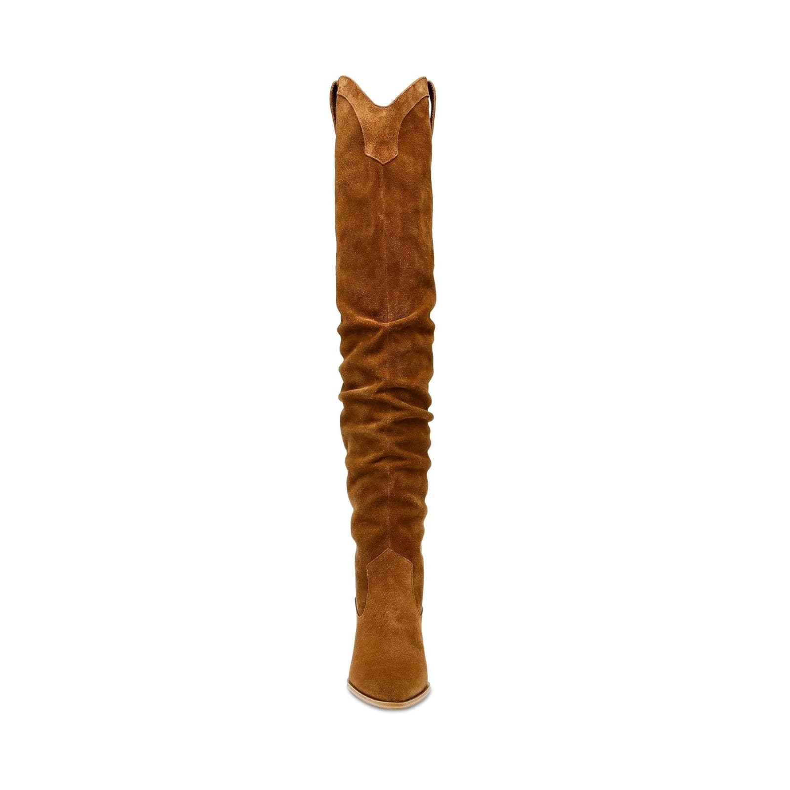 Steve Madden Women's Landy Knee High Boot, Chesnut Suede, 9 M - Thumbnail 2