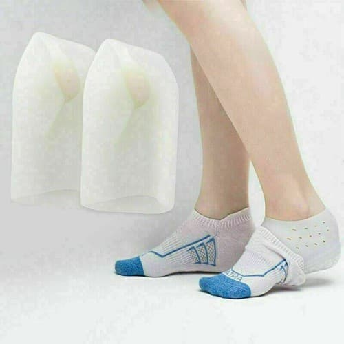Unisex Heel Protectors Insoles Cracked Heels Feet Care Socks Sleeve Silicone Gel - Thumbnail 4