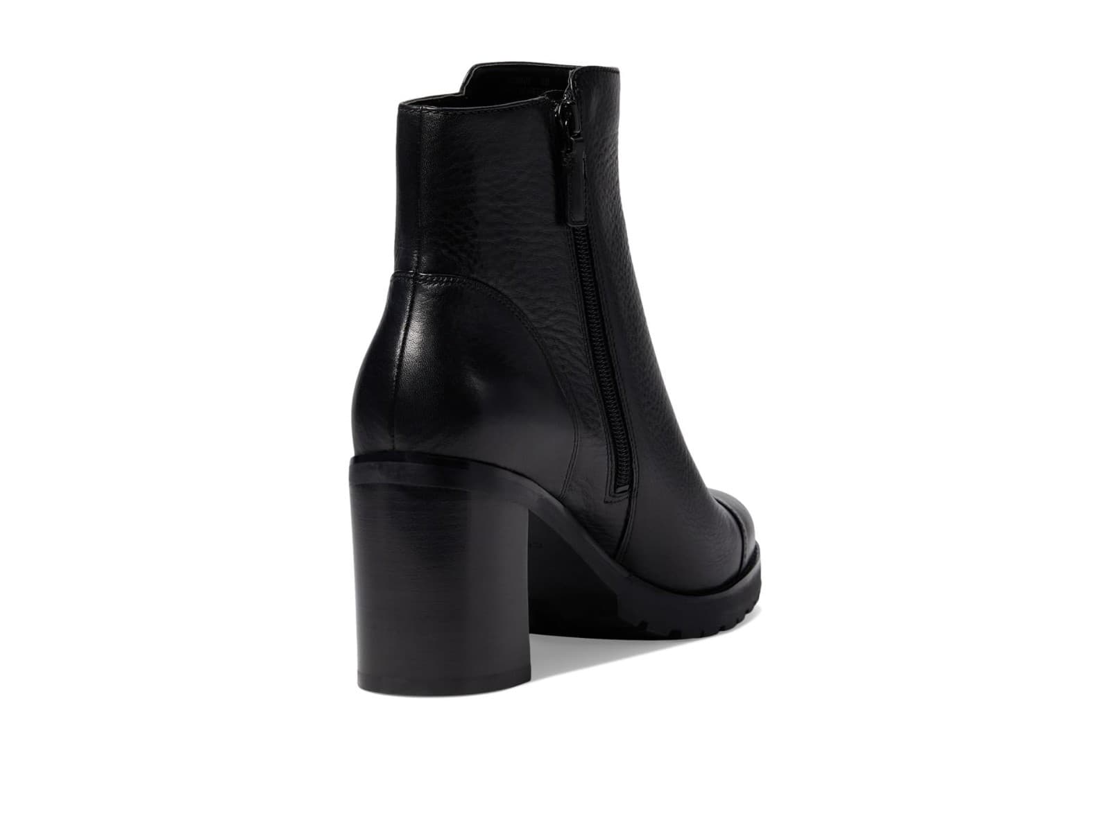 Cole Haan Women Foster Black Leather 80M Heeled Zip Ankle Boots Size 9 M - Thumbnail 3