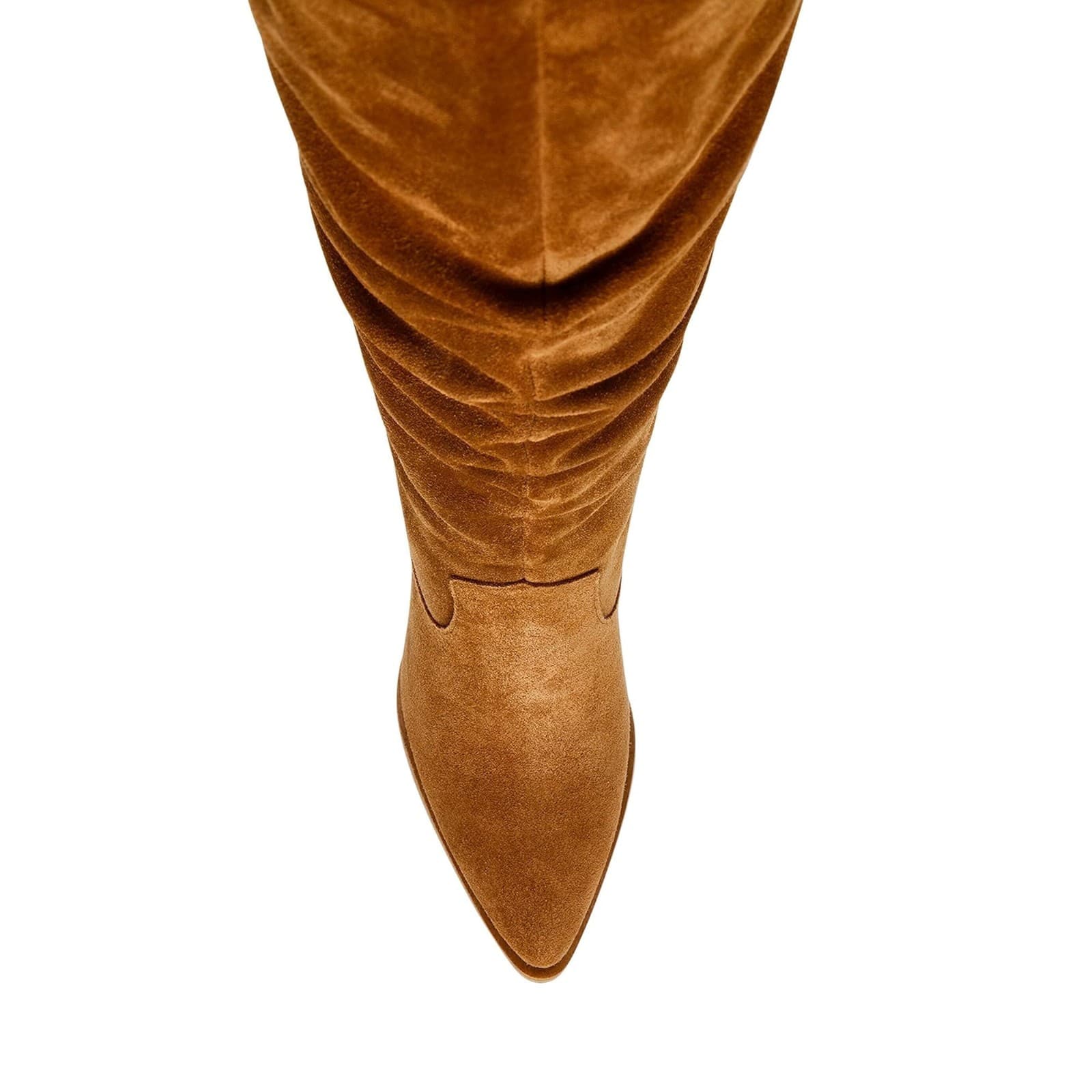 Steve Madden Women's Landy Knee High Boot, Chesnut Suede, 9 M - Thumbnail 5
