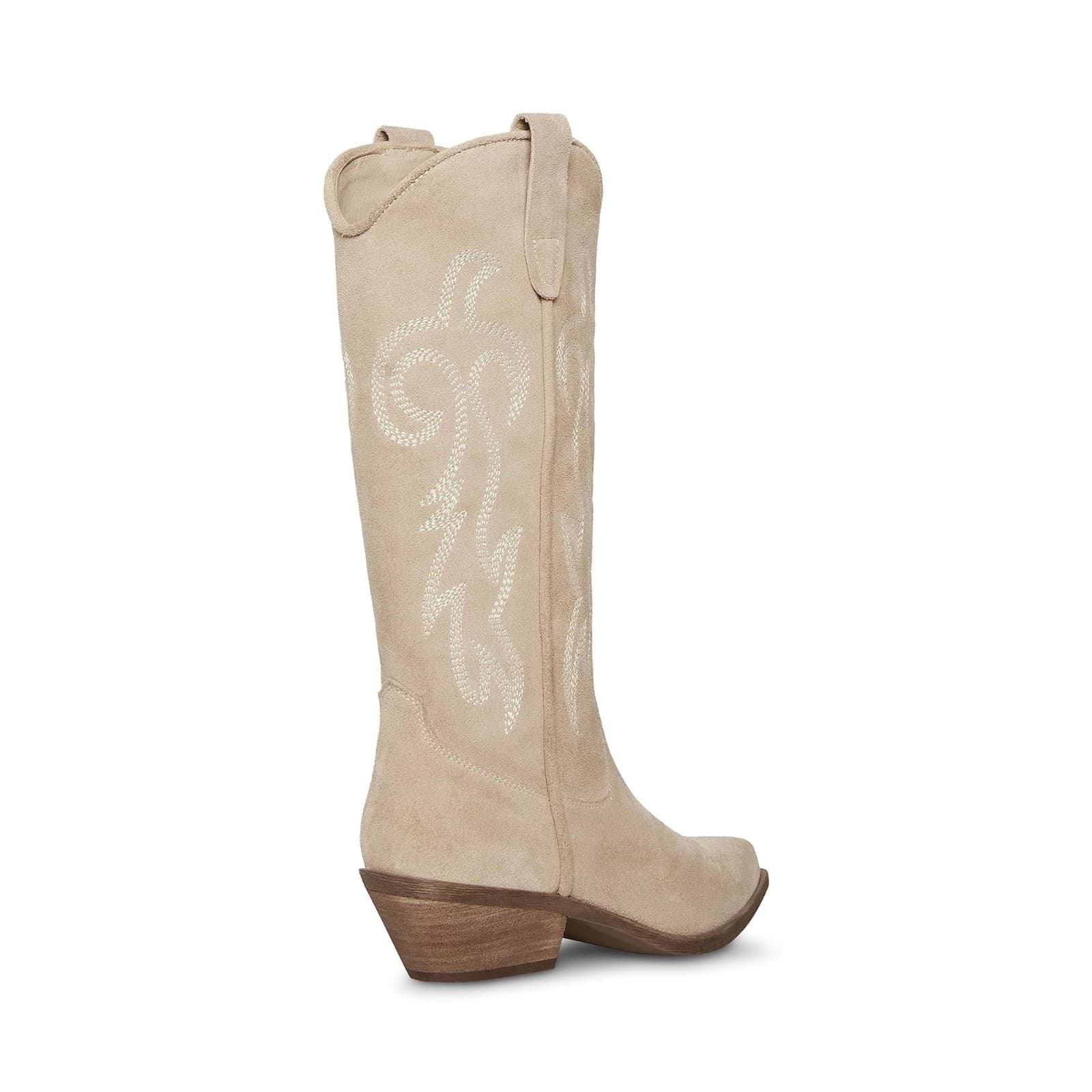 Steve Madden Windie Western Women's Boots Sand Suede Size 6 M - Thumbnail 3