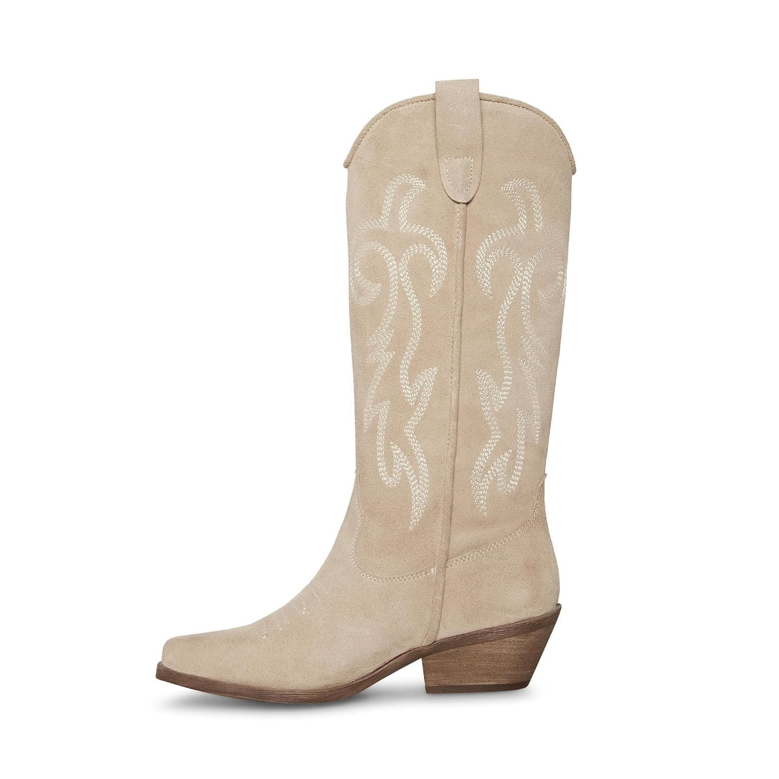Steve Madden Windie Western Women's Boots Sand Suede Size 6 M - Thumbnail 4