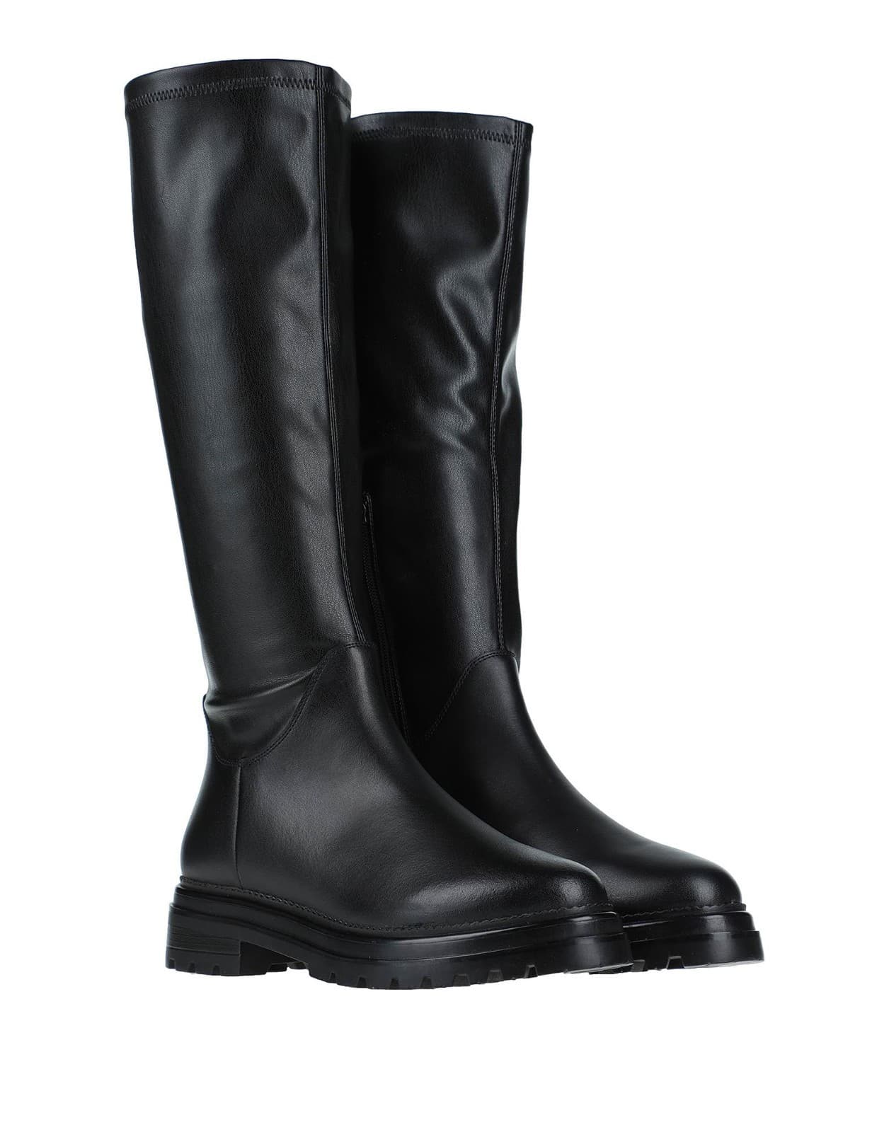 Steve Madden Lucci Womens Faux-leather Boots Black Size 8.5 M - Image 1